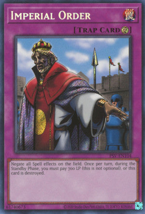 Imperial Order (PSV-EN104 (c) 2020 25th Anniversary) Secret Rare - Near Mint Unlimited