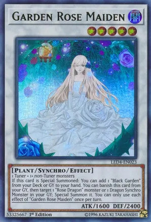 Garden Rose Maiden (LED4-EN023) 1st Edition