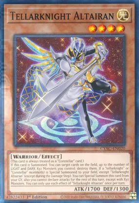 Tellarknight Altairan (CYAC-EN020) Super Rare - Near Mint 1st Edition