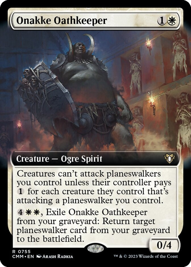 Onakke Oathkeeper [#0755 Extended Art] (CMM-R)