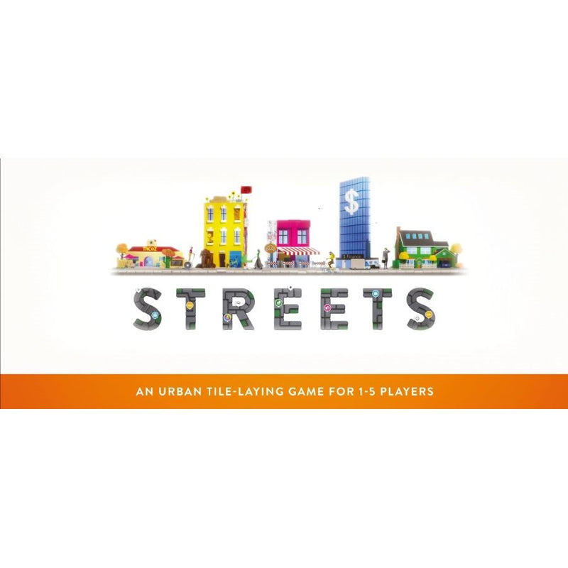 Streets - An Urban Tile-Laying Game for 1-5 Players