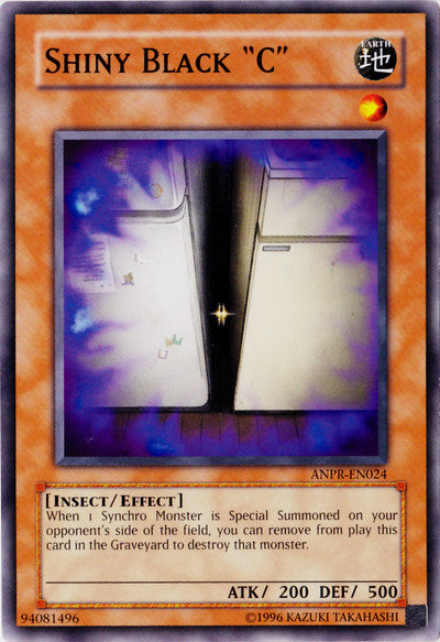 Shiny Black "C" (ANPR-EN024) Common - Near Mint Unlimited