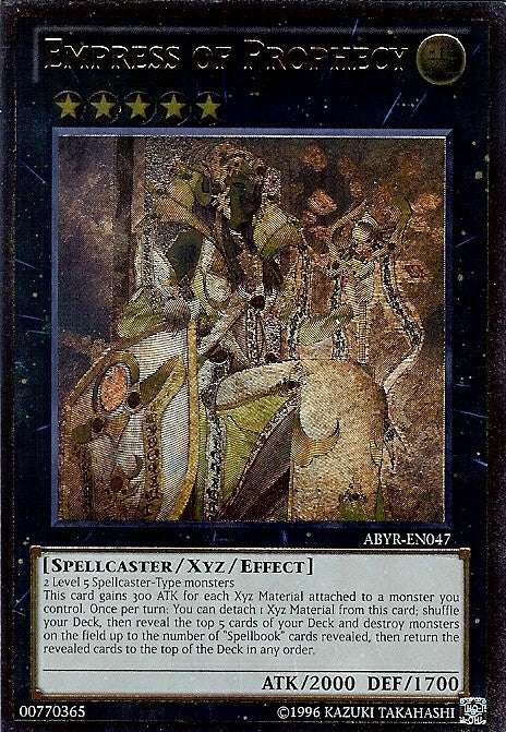 Empress of Prophecy (UTR) (ABYR-EN047) Ultimate Rare - Near Mint Unlimited