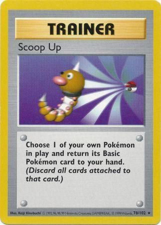 Scoop Up - 078/102 (BSS) Rare - Near Mint Unlimited