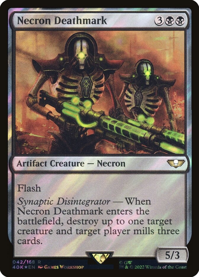 Necron Deathmark [#042 Surge Foil] (40K-R-FOIL)