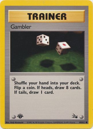 Gambler - 60/62 (FO) Common - Near Mint 1st Edition