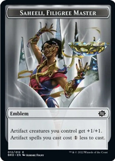 Saheeli, Filigree Master Emblem [012/012] (BRO-T)