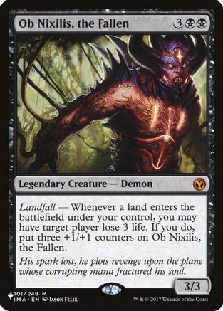 Ob Nixilis, the Fallen (IMA-M-LIST)