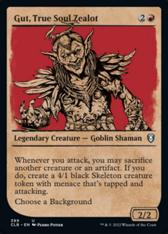 Gut, True Soul Zealot [#399 Showcase] (CLB-U)