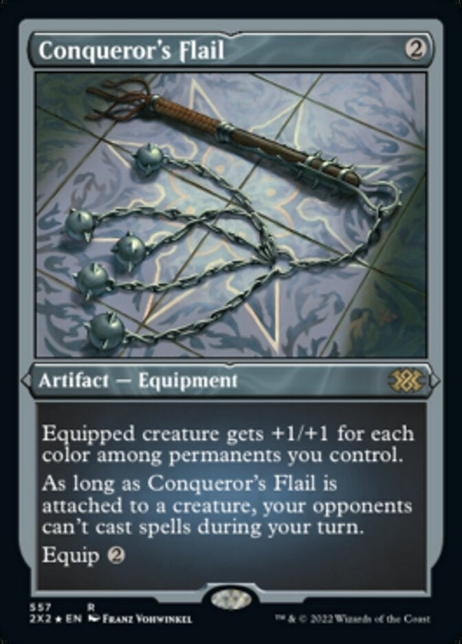 Conqueror's Flail [#557 Etched Foil] (2X2-R)