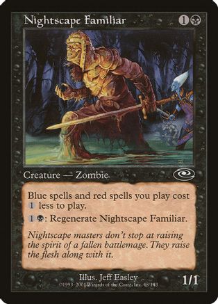 Nightscape Familiar (PLS-C-FOIL) Heavy Play