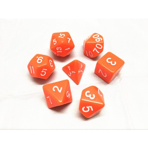 HDO-02: Opaque - Orange Poly Set (7)