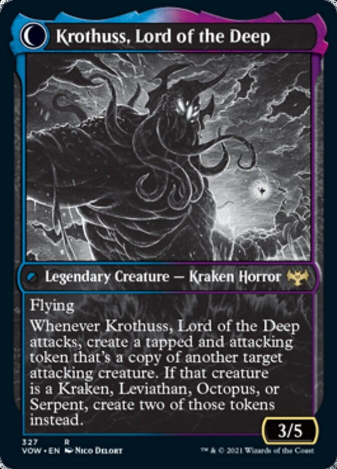 Runo Stromkirk // Krothuss, Lord of the Deep [#327 Showcase] (VOW-R)