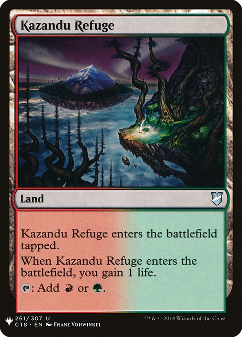 Kazandu Refuge [Mystery Booster #1678] (C18-U)