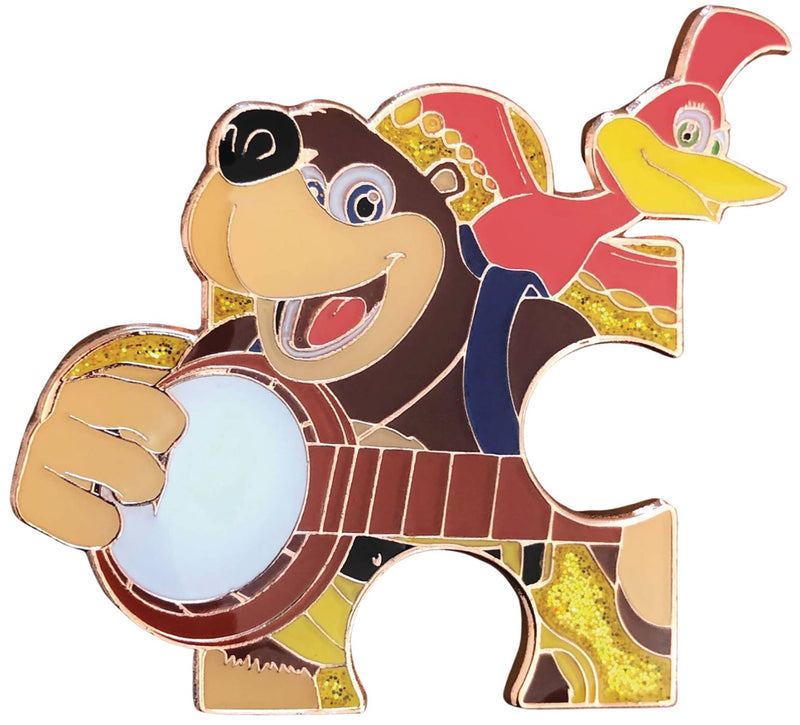 BANJO KAZOOIE BANJO AND KAZOOIE JIGGY PIN