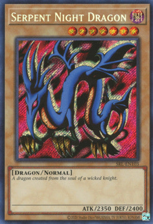 Serpent Night Dragon (SRL-EN103 (c) 2020 25th Anniversary) Secret Rare - Near Mint Unlimited