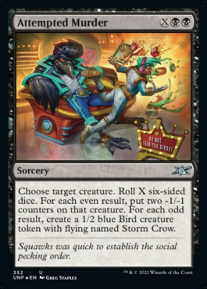 Attempted Murder [#352 Galaxy Foil] (UNF-R)