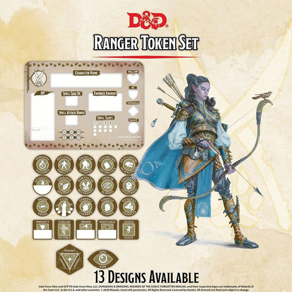 D&D 5E: Ranger Token Set