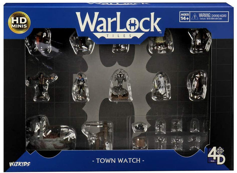 WizKids 4D Tiles: WarLock Tiles - Accessory: Town Watch