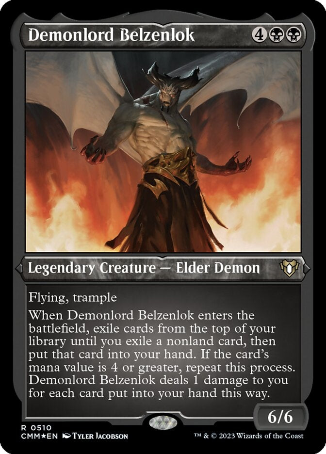 Demonlord Belzenlok [#0510 Etched Foil] (CMM-R)