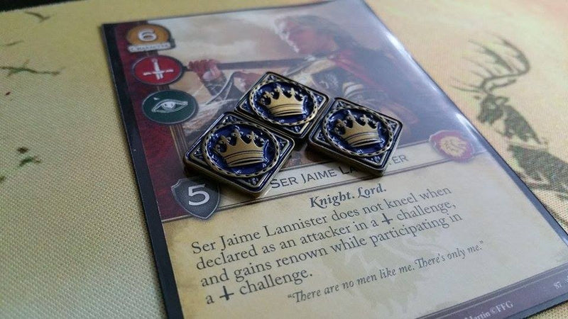 Broken Egg: A Game of Thrones LCG Premium Power Tokens (15) - Gold