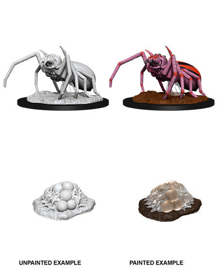 D&D: Nolzur's Marvelous Miniatures - Giant Spider & Egg Clutch W12