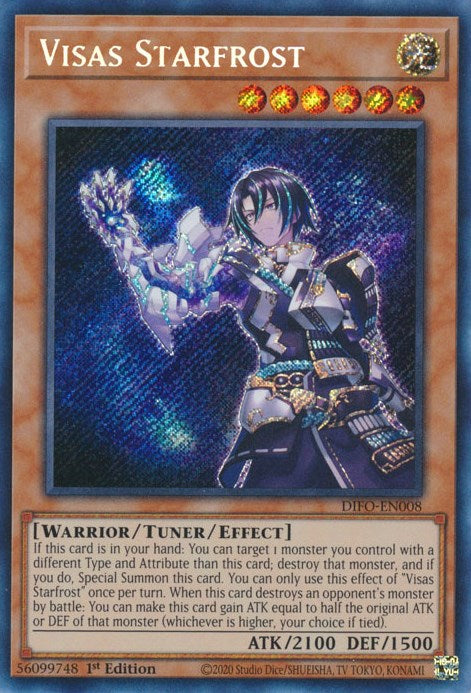 Visas Starfrost (DIFO-EN008) Secret Rare 1st Edition