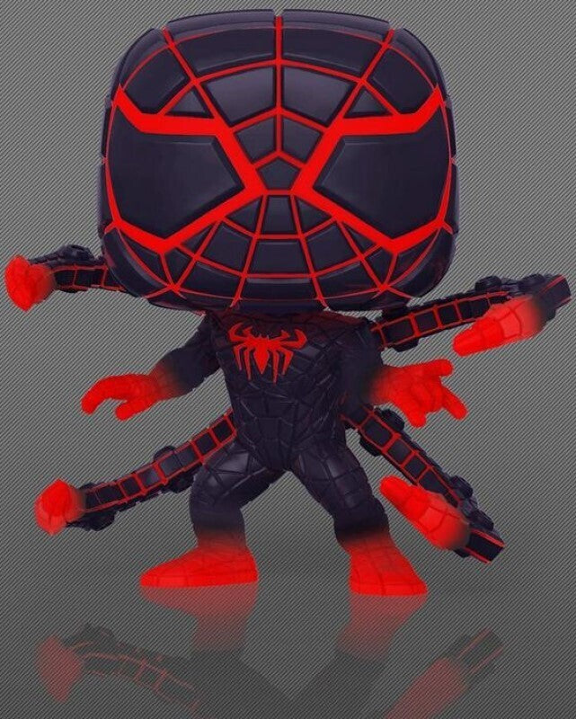 POP Figure: Marvel Spider-Man Miles Morales #0775 - Miles Morales (Glow in the Dark) (Gamestop)