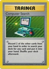 Computer Search - 071/102 (BSS) Rare - Moderate Play Unlimited