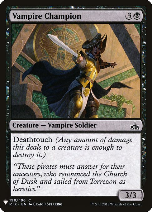 Vampire Champion [Mystery Booster #0809] (RIX-C)