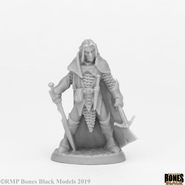 Bones Black 44072: Dark Elf Male Warrior