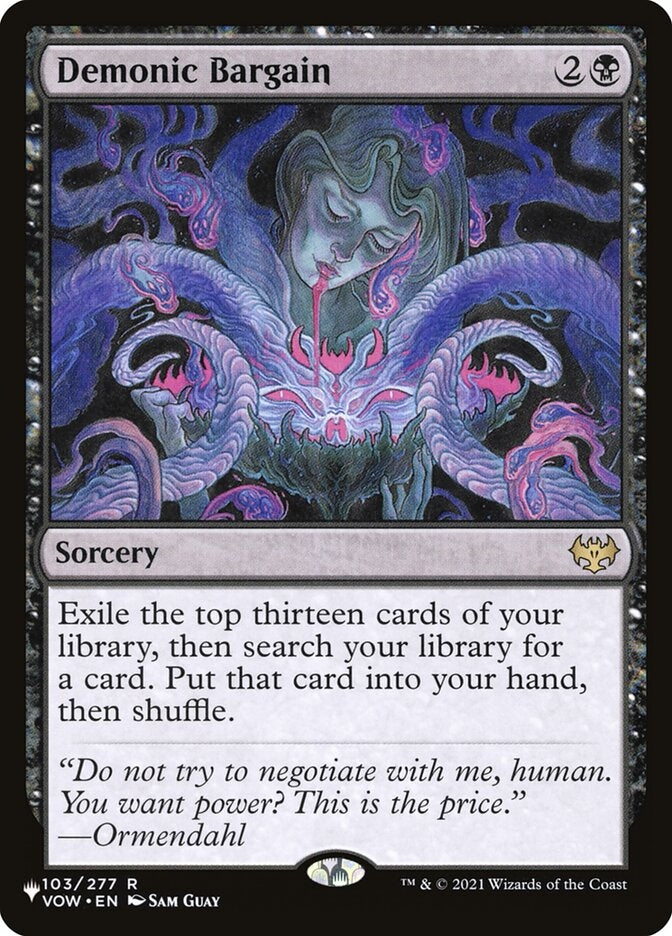 Demonic Bargain (VOW-R-LIST)