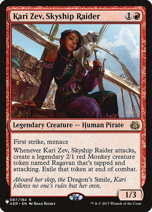 Kari Zev, Skyship Raider (AER-R-LIST)