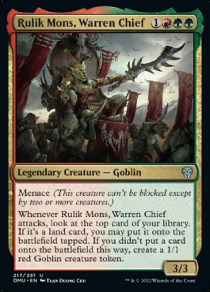 Rulik Mons, Warren Chief (DMU-U)