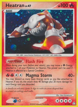 Heatran (6/146) Light Play Holofoil