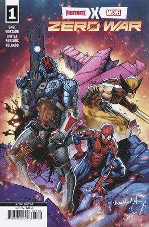 FORTNITE X MARVEL: ZERO WAR #1 DAVILA 2ND PRINTING VARIANT