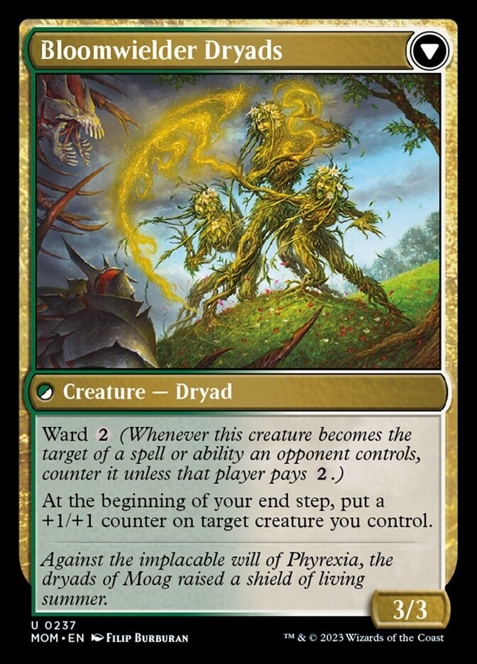 Invasion of Moag // Bloomwielder Dryads [