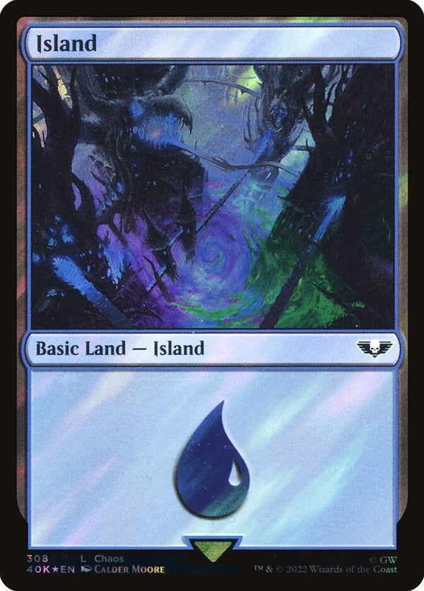 Island [#308 Surge Foil] (40K-C-FOIL)