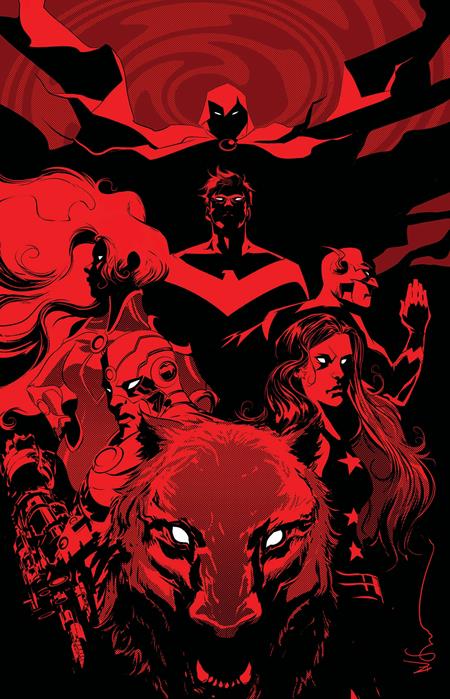 KNIGHT TERRORS TITANS #1 (OF 2) CVR D DUSTIN NGUYEN MIDNIGHT CARD STOCK VAR