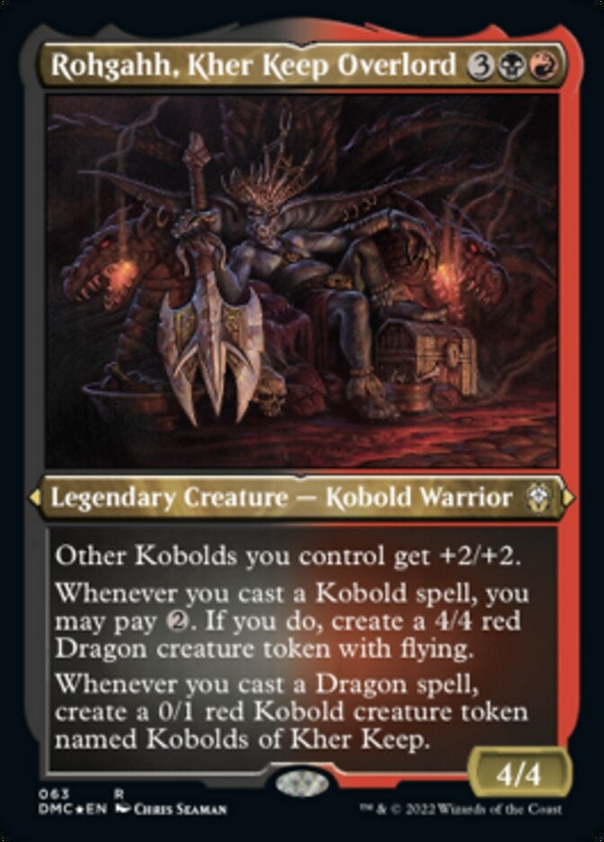 Rohgahh, Kher Keep Overlord [#063 Etched FOIL] (DMC-R)