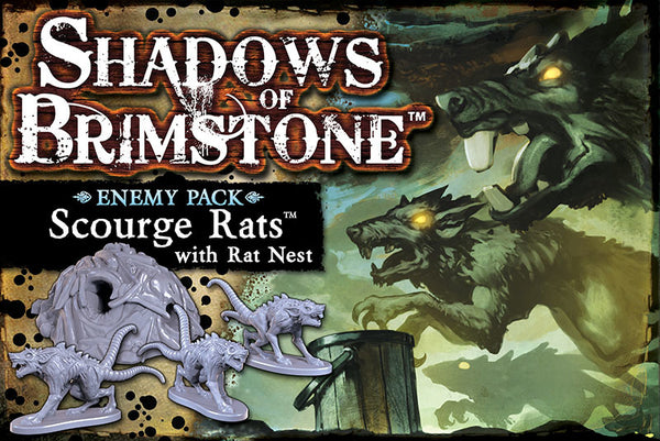 Shadows of Brimstone: Enemy Pack - Scourge Rats with Rat Nest