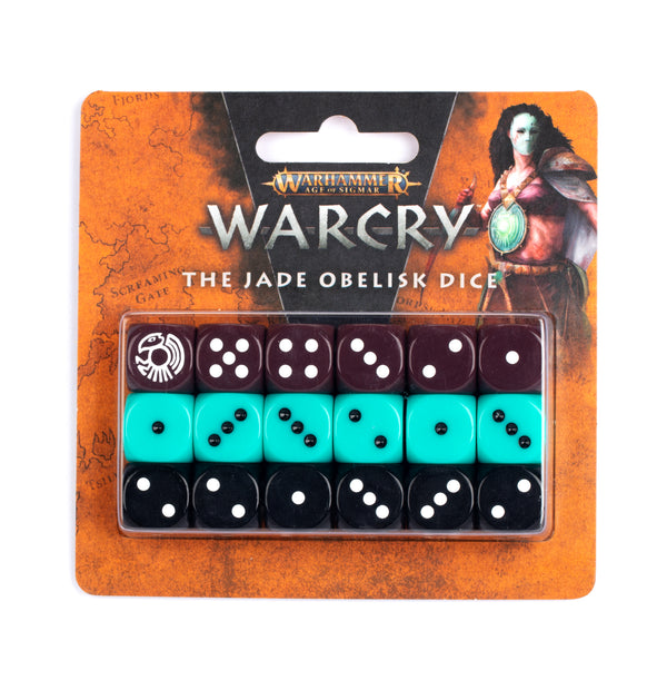 Citadel Hobby: Dice Set - Age of Sigmar: Warcry - The Jade Obelisk