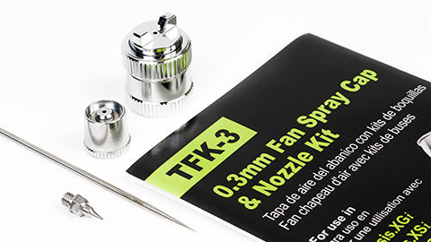 Grex: Fan Spray Cap & Nozzle Kit - TFK-3 0.3mm