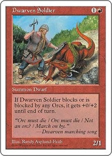 Dwarven Soldier (5ED-C)