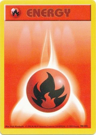 Fire Energy - 098/102 (BSS) Common - Near Mint Unlimited