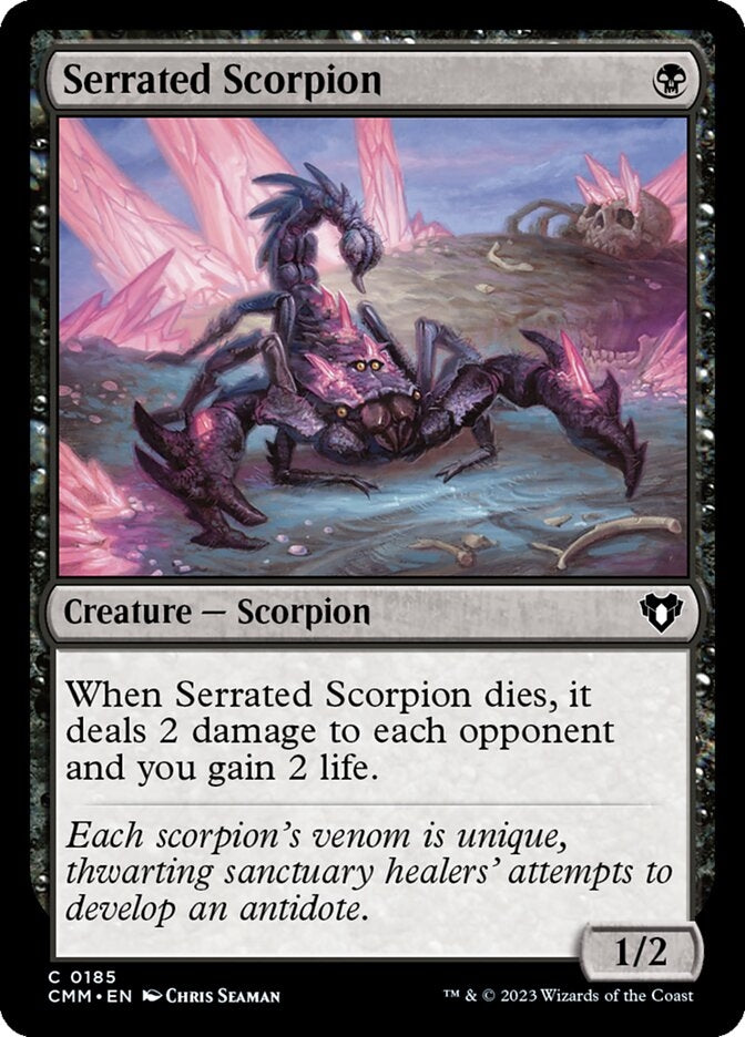 Serrated Scorpion [#0185] (CMM-C)