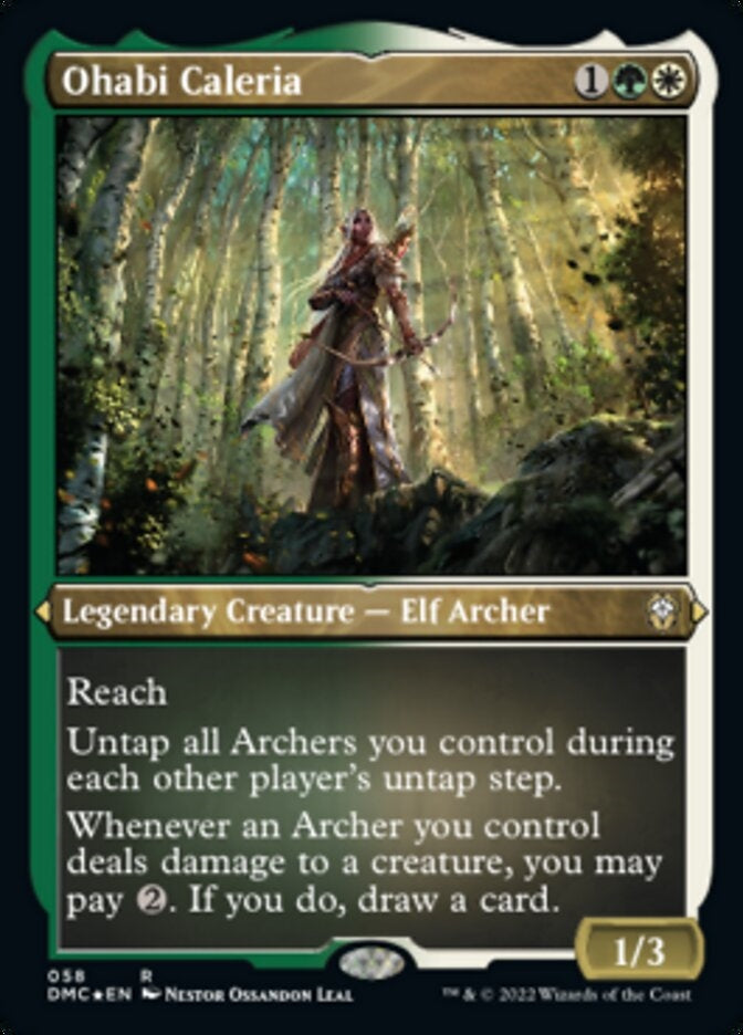 Ohabi Caleria [#058 Etched FOIL] (DMC-R)