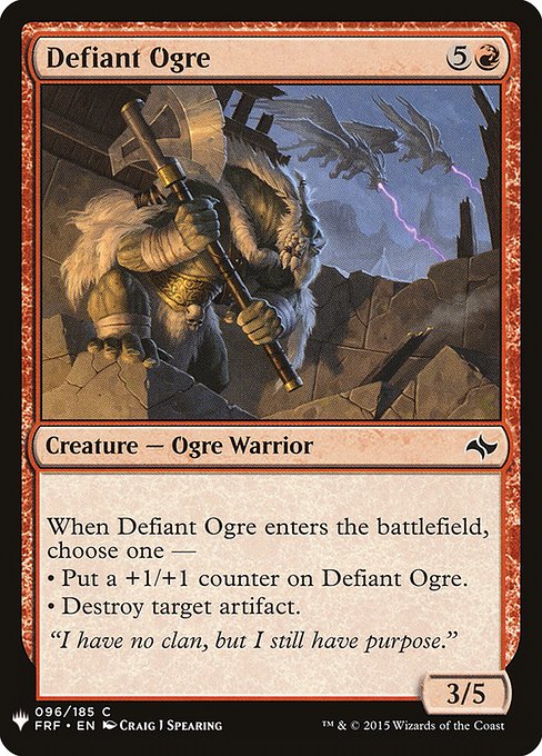Defiant Ogre [Mystery Booster #0900] (FRF-C)