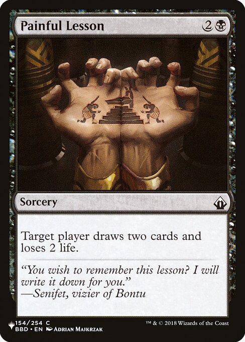 Painful Lesson (BBD-C-LIST)