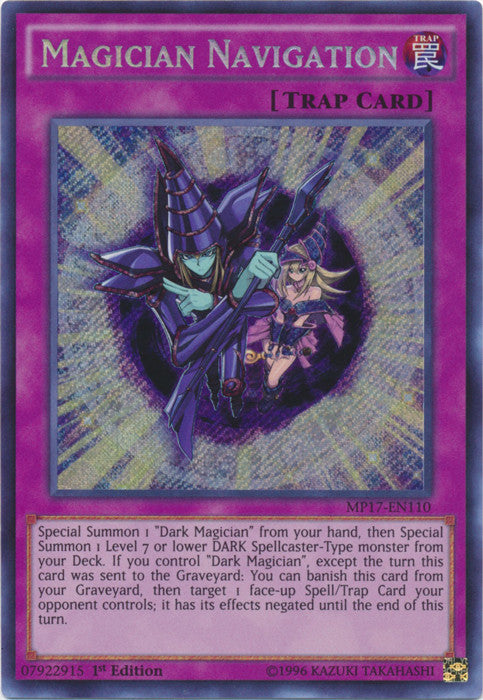 Magician Navigation (MP17-EN110) Secret Rare 1st Edition